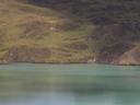 Along the lake.